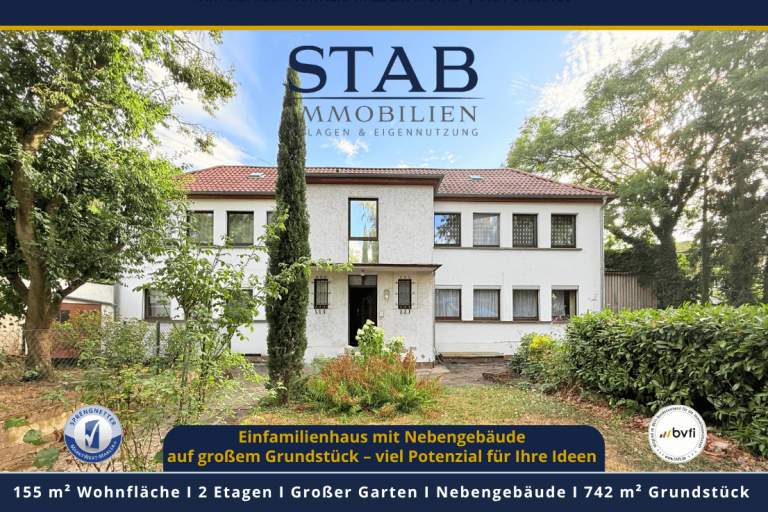 Einfamilienhaus mit Anbau auf gro�em Grundst�ck - viel Potenzial f�r Ihre Ideen Hanau Einfamilienhaus Einfamilienhaus mit Nebengeb�ude auf gro�em Grundst�ck - viel Potenzial f�r Ihre Ideen in Hanau