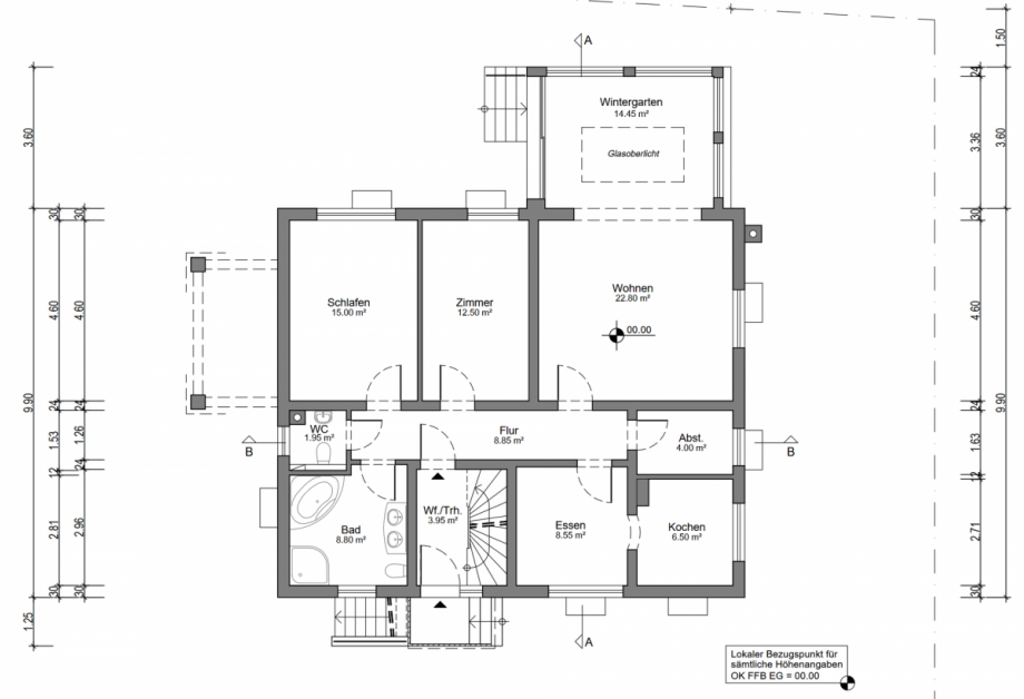 Grundriss_Erdgeschoss Haus Hattersheim am Main