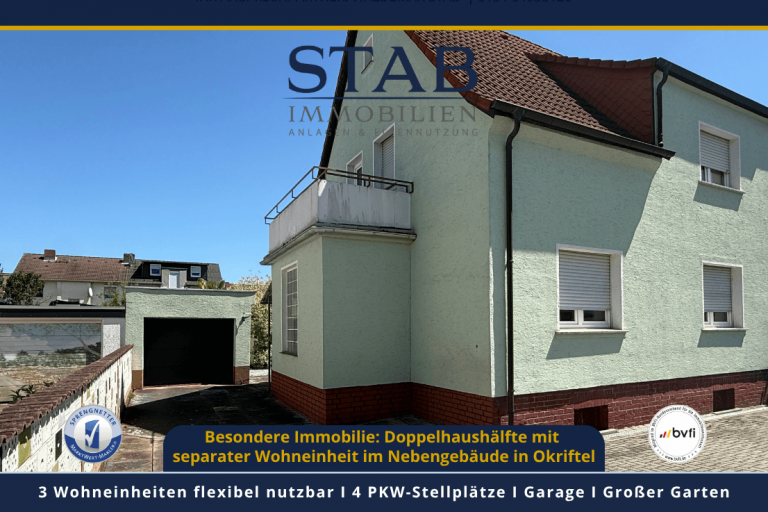 Besondere Immobilie: Doppelhaush�lfte mit separater Wohneinheit im Nebengeb�ude in Okriftel Hattersheim am Main Haus Besondere Immobilie: Doppelhaush�lfte mit separater Wohneinheit im Nebengeb�ude in Okriftel