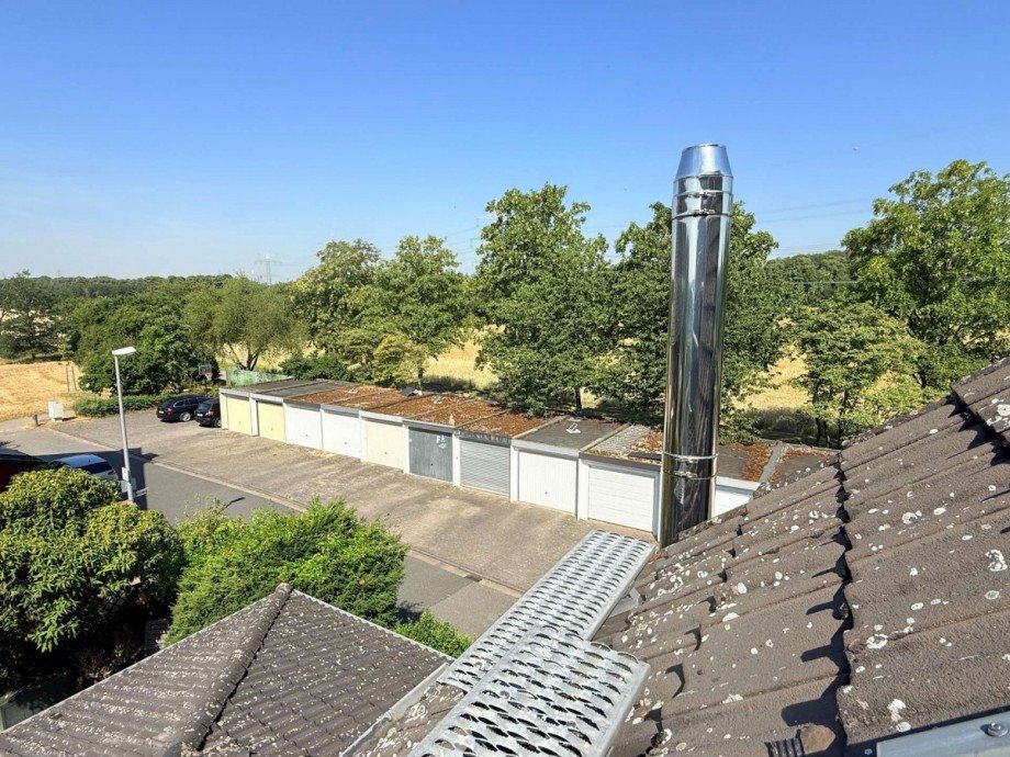 Ausblick von der Dachloggia Haus Hattersheim am Main