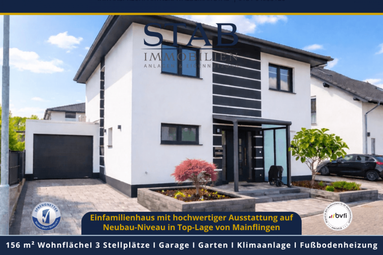 Einfamilienhaus mit hochwertiger Ausstattung auf Neubau-Niveau in Top-Lage von Mainflingen Mainhausen Einfamilienhaus Einfamilienhaus mit hochwertiger Ausstattung auf Neubau-Niveau in Top-Lage von Mainflingen