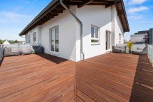 Umlaufender XXL- S�d-West Balkon Wohnen & Arbeiten wie im Loft: Exklusive ETW mit XXL-Balkon und Garten  - Luxus mit Penthouse-Flair