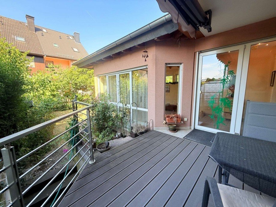 S�d-West-Terrasse im EG Haus Hattersheim am Main