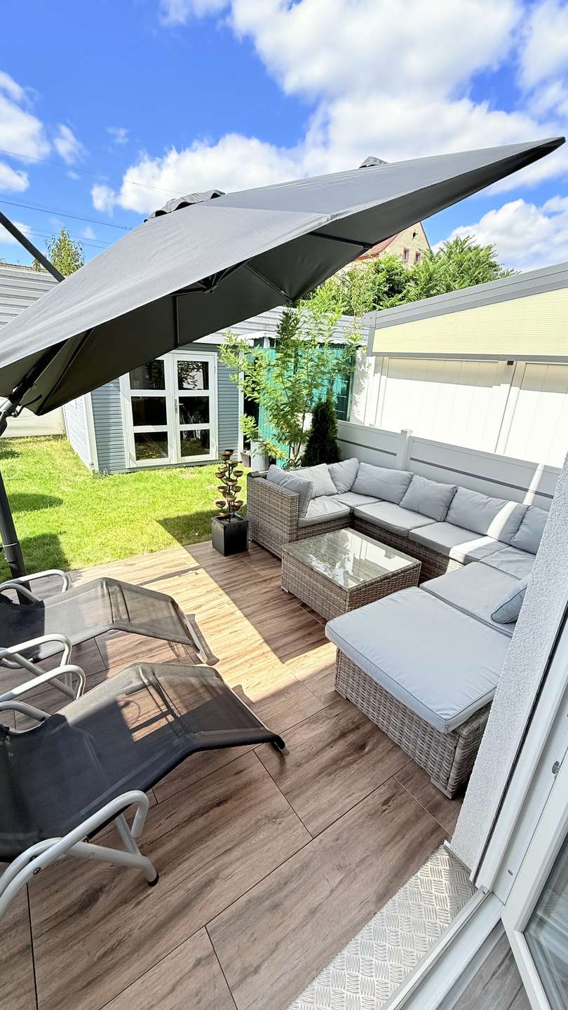 Terrasse Reihenmittelhaus Hanau